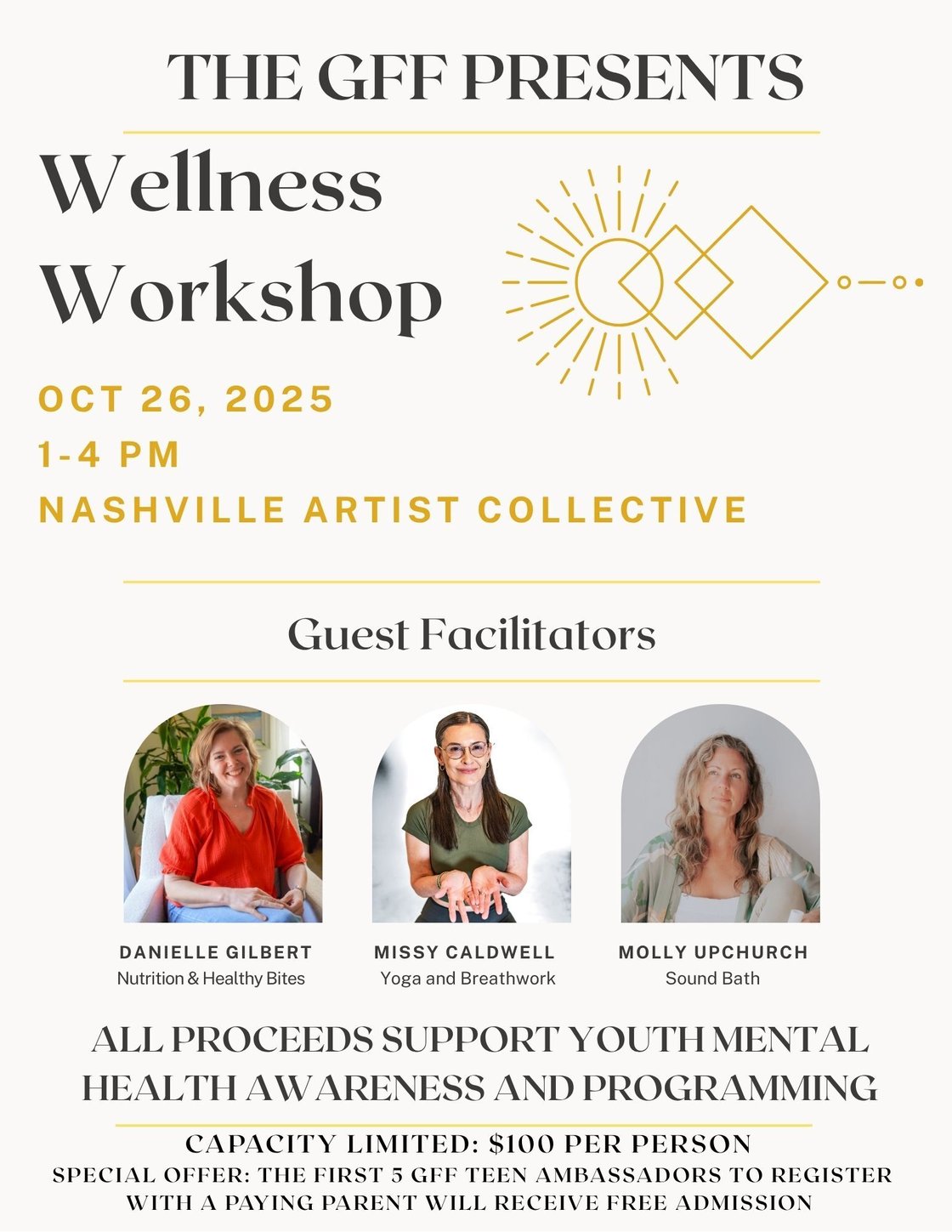 The GFF Presents: Wellness Workshop